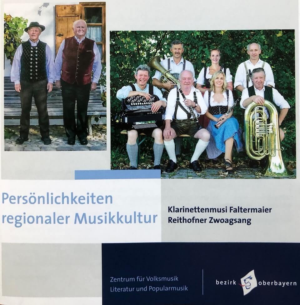 CD Cover: Klarinettenmusi Faltermaier - Reithofner Zwoagsang (Landkreis Erding)